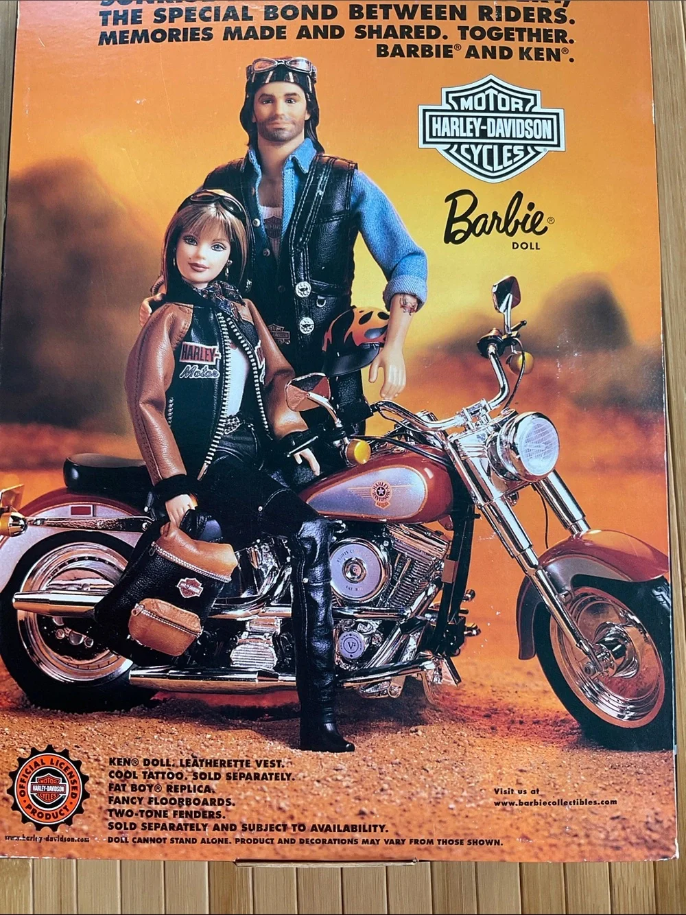 Harley Davidson Motorcycles Barbie Doll 1999